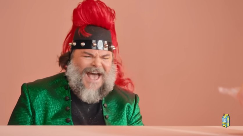Jack Black – “Peaches” music video for The Super Mario Bros. Movie –  recently shot on Affordable Sound Stages White Cyc